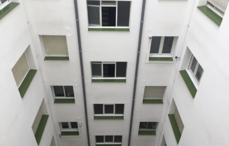 Entre otros proyectos arquitectónicos que realizamos están las fachadas de patios.